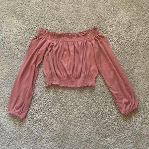 H&M Cold Shoulder Crop Top